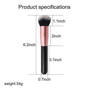 Synthetic Hair 1pcs Kabuki Makeup Brushes ISO 9001