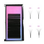 Black 0.15mm Thickness Eyelash Extensions D Curl 15mm