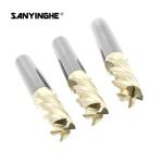 HRC63 4 Flute Solid Tungsten Carbide Square End Mill CNC Milling Machining