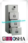 Steel Waterproof Fire Resistant File Cabinet , Two Drawer Fire Rating Storage