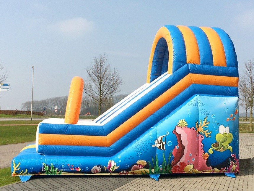 Customized Ocean Commercial Inflatable Slide Fire Resistant Inflatable Bounce Slide