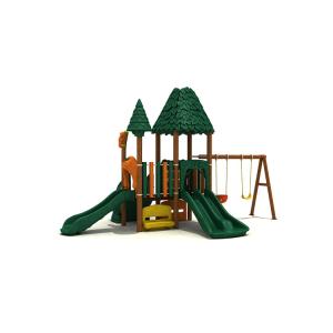 China Large Custom Plastic Playground Slide Galvanized Steel Outdoor Anti Static factory