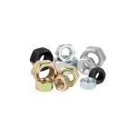 304 Stainless Steel External Hexagon Nut Metal Lock Nut M14 M16 High Hardness