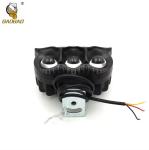 3 LED Owl Style Black Aluminum Casing Motorcycle LED HeadLight Spot Lamp