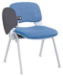 Business Custom Office Chairs , Premium Soft Study Chair With Writing Pad