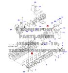 PART NO. : 6150-13-4810 Gasket Air Intake Manifold use for komatsu engine 6D125