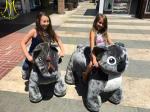 Hansel children plush battery operated zoo animal plush toy rides for shopping
