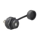 Female To Female USB BF TO USB 2.0 AF Waterproof Coupler