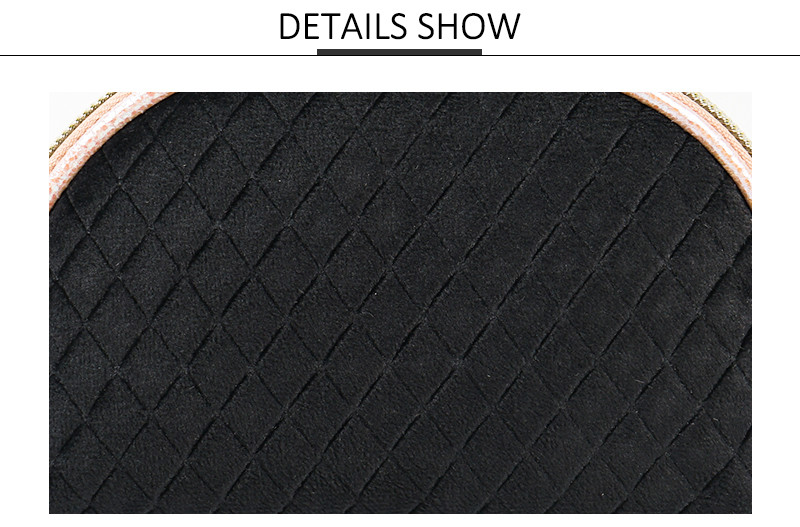 Portable Single Layer Cosmetic Storage Bag With Zipper