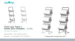 Bathroom Standing Paper Dispenser Toilet Tissue Paper Roll Storage Shelf Toilet