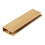 Custom Wood Plastic Composite Wall Panel Cladding Weather Resistance ISO