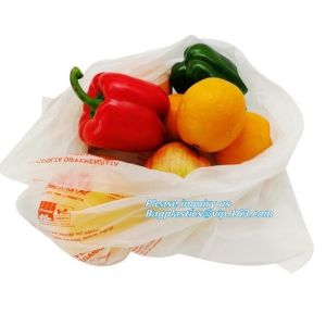 Fruit And Vegetable Bag Degraded Composting Condition, PLA, Compostable Grocery