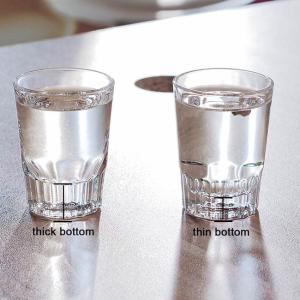 China 3oz Thick Durable Dishwasher Safe Bistro Bar Shot Glass For Whiskey Vodka factory