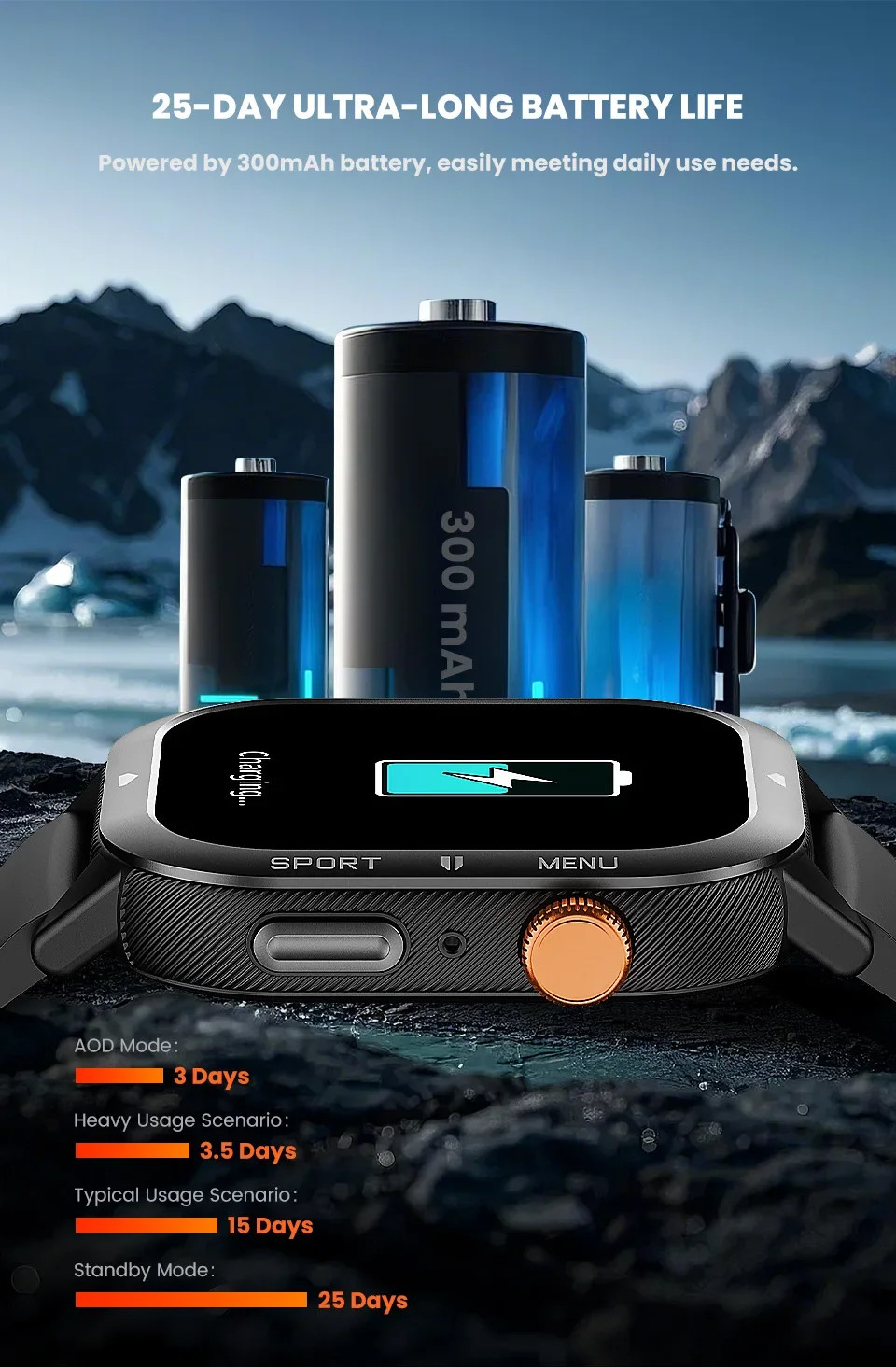 C30 1ATM Waterproof Smartwatch For Men Women , BT Call Fitness Sleep Heart Rate Sport Watch