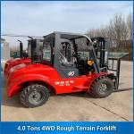 4 Tons 4WD Rough Terrain Fork Lifts FD40-F 4000KG