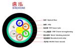 Lightweight Self Supporting Aerial Cable , Duct Fiber Optic Cable