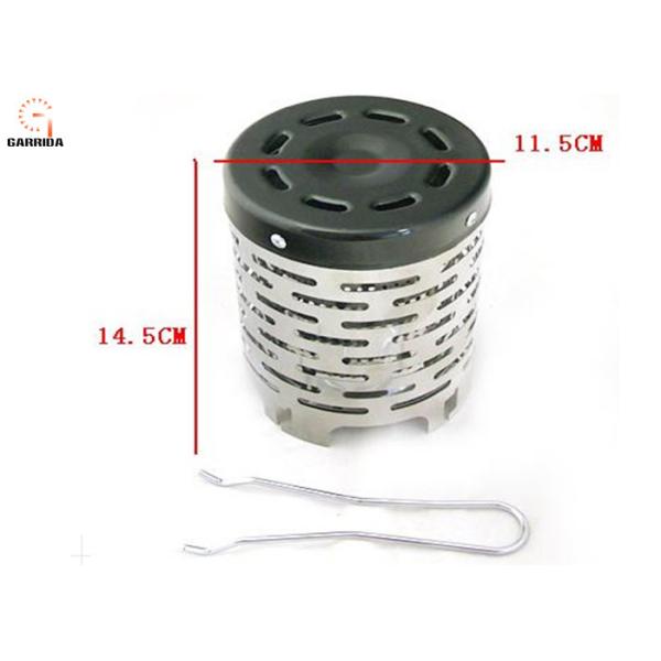 China Mini Outdoor Camping Tools Stainless Steel Mini Stove Tent Heating Cover factory