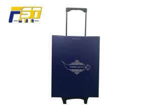 China Easy Assembled Cardboard Trolley Box Light High Weight Capacity For Exhibition factory