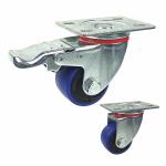 TPR Swivel 2 Inch Furniture Casters Twin Ball Bearing High Loading Capacity