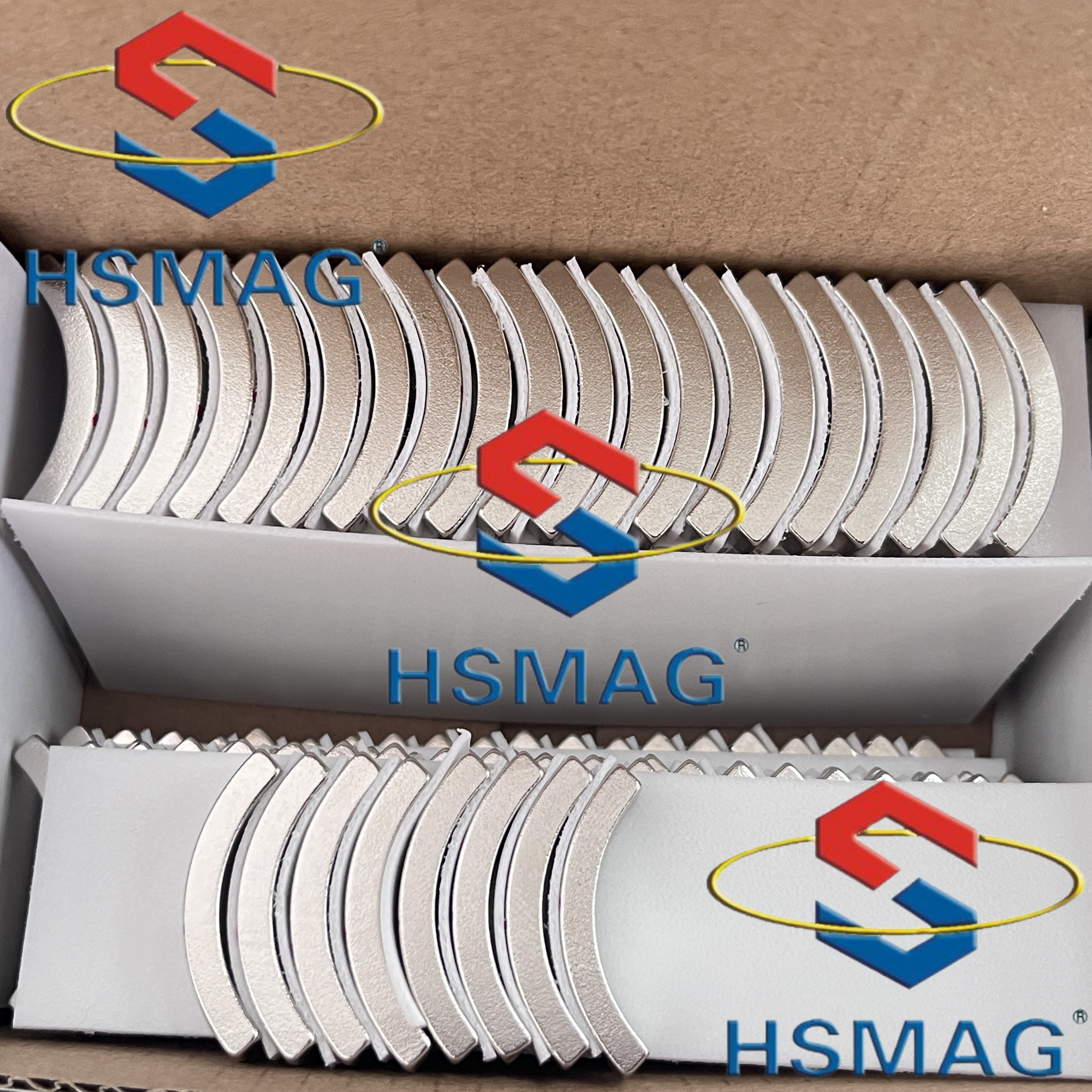 Electroplated SmCo Samarium Cobalt Arc Magnet ISO Rustproof For Sensors