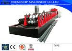 Gearbox Driven Two Waves Guardrail Roll Forming Machine Used 3 MM Thickness