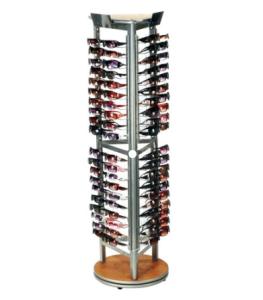 China Round Base Spinning Sunglasses Rack 73&quot; factory
