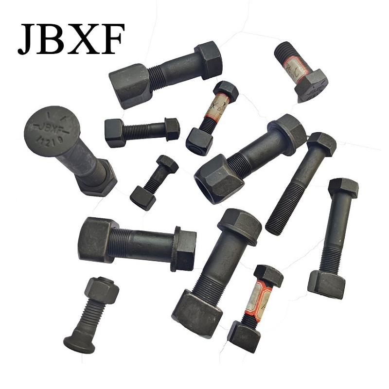 Cat345B Track Shoe Bolt And Nut M24*75 1504741 1504742 Excavator Parts