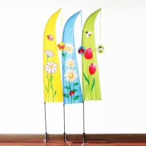 China Spring Seasonal Garden Flag Flowers factory