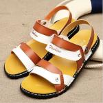 Blue Mens Flip Flop Slippers , Front & Rear Strap Slip On Men Outdoor Sandals