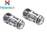 Nickel Plated Tightened Nylon Hose Joint For Nylon Flexible Pipe , Standard