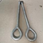galvanized steel forged thimble eye bolt pole line hardwares