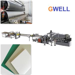 China PP ABS PE Hdpe Sheet Extruders Advertising Board Extrusion Line 400kg H on sale