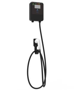 China MCKEE 16A 32A Black Wall-Mounted / Column Electric Vehicle AC Charging Gun / Charging Pile factory