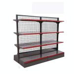 Groceries Store Grid Shelves Can Custom Supermarket Equipment Display Shelves
