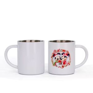 Sublimation Coffee Mugs With Handle Stainless Steel Double Wall Sublimation