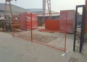 China Durable Powder Coat Canada Temporary Fence Temporary Privacy Fence 6ft X 9.5ft factory