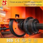 Chinese manufacture forged overhead travelling bridge crane wheels