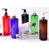Buy cheap 500ml Custom Clear Amber Black Skincare Plastic pump Bottle from wholesalers