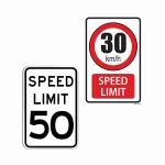12x12 Inch Mandatory Vehicles Refelctive Traffic Signs Stop For Street Road
