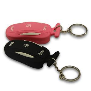 China Topfit Silicone Car KeyChain for Tesla Model X P90D-Black factory