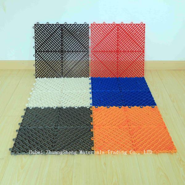 Ultrathin Type Plastic Permeable Floor / Outdoor Non Slip Plastic Flooring By