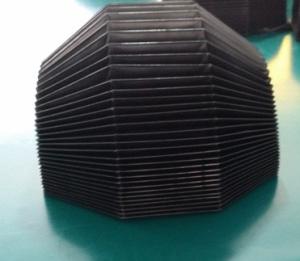 China Heat-sealed &amp;folded bellows fabric +PVC for machine routers factory