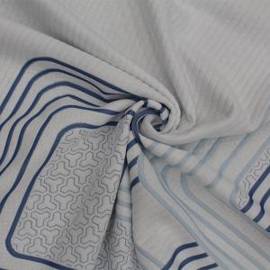 China Geometric Printing Jacquard Latex Mattress Fabric Air Layer factory