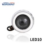 LED10 Double angel eye without fan motorcycle led headlight projector lens