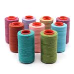 110g round waxed thread for leather DIY 100 colors 1.0mm sewing hand stitching