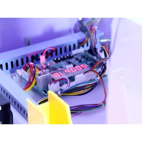 Lucky Gear Lottery Ticket Kids Arcade Coin Game Machine Fiberglass Material