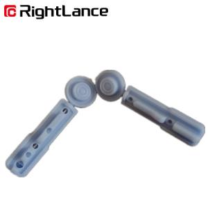 China Disposable Plastic 0.32mm Sterile Blood Lancet For Sugar Testing Soft Twist factory