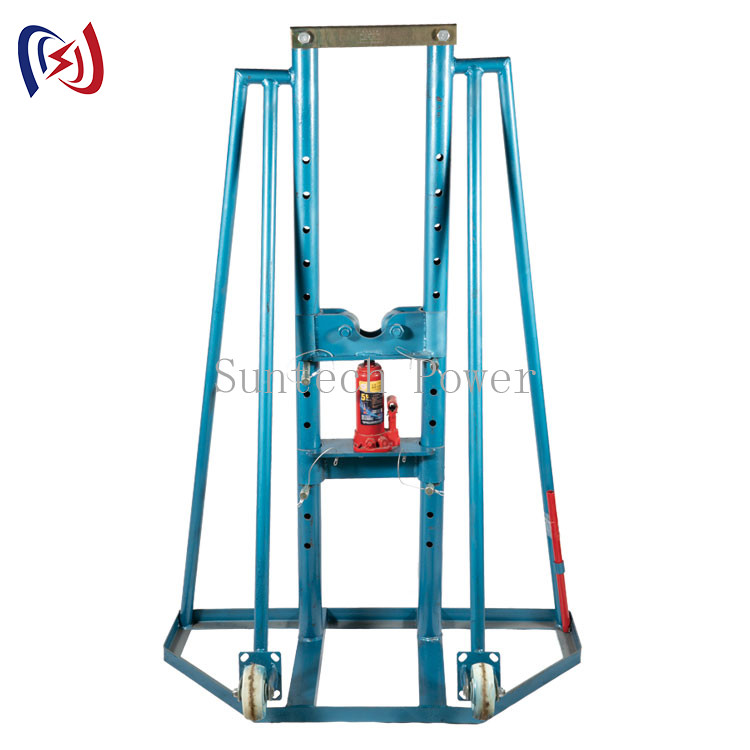 China Conductor Drum Stand With Brake Device Prevents Toppling And Friction Braking factory