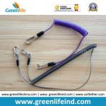 Multi-Purpose Steel Spring Flexi Coil Lanyard Cable W/Snap Hooks