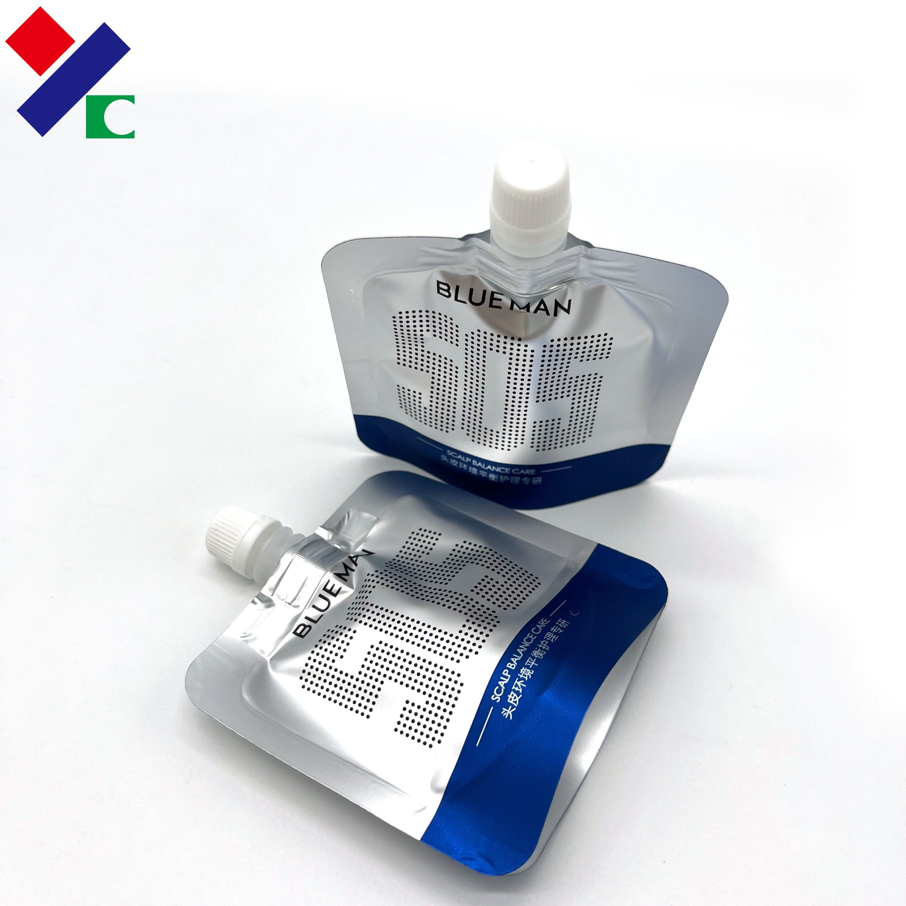 Custom Plastic Jam Packaging Baby Food Spout Pouch Liquid Refill Bags With Smell Proof